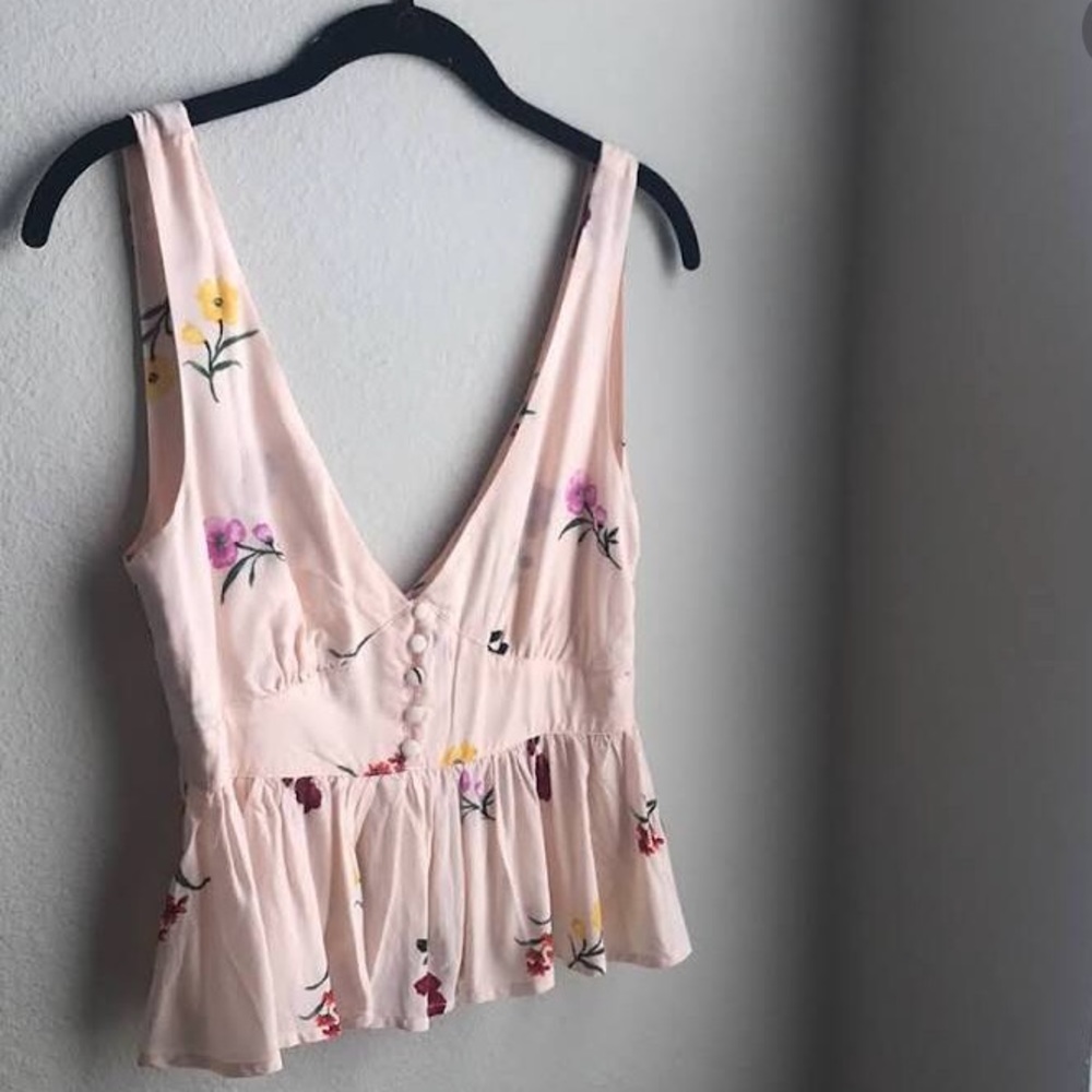 Pink Floral Fashion Tank 💕